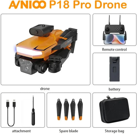 P18 Pro Intelligent Obstacle Avoidance Drone