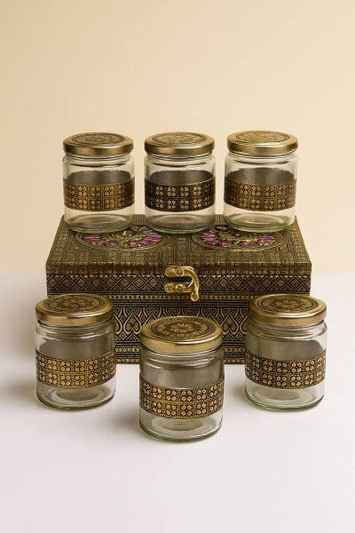 6-Piece Airtight Mini Storage Jar Set