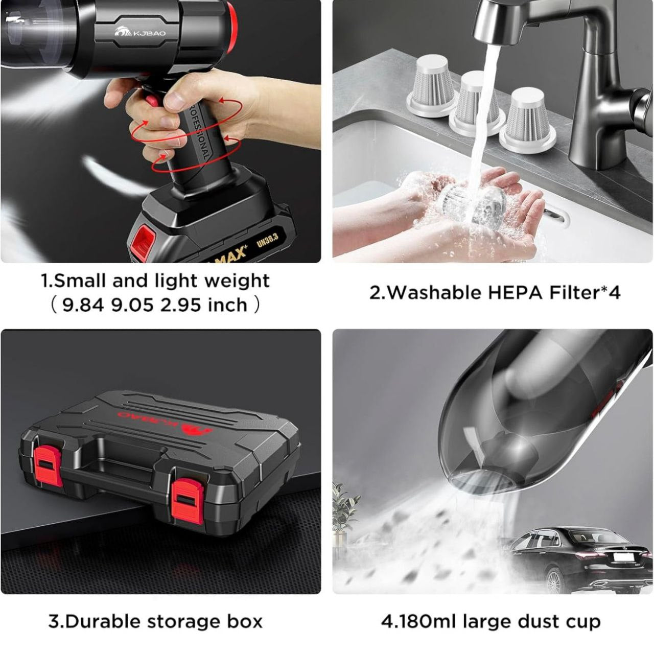 3 in 1 High Power Vacuum Cleaner