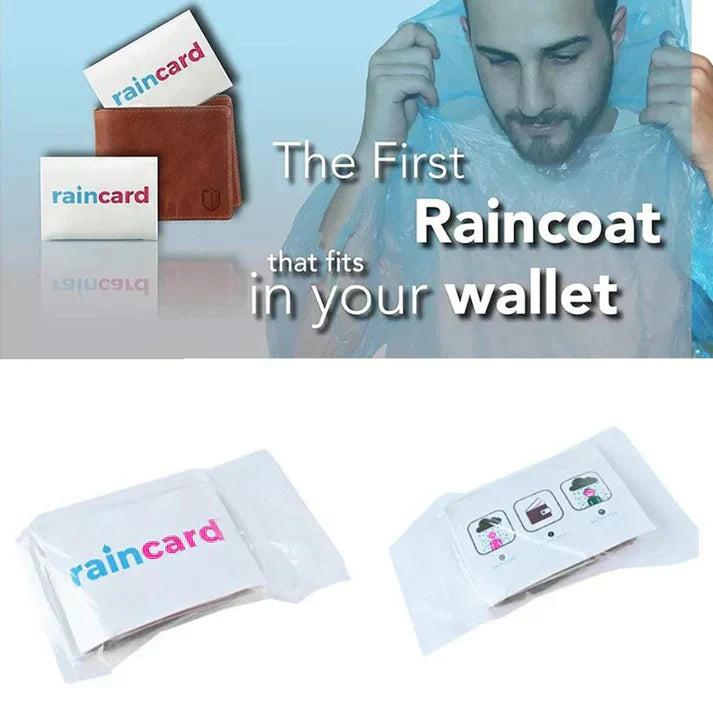 Unisex Disposable Rain Card