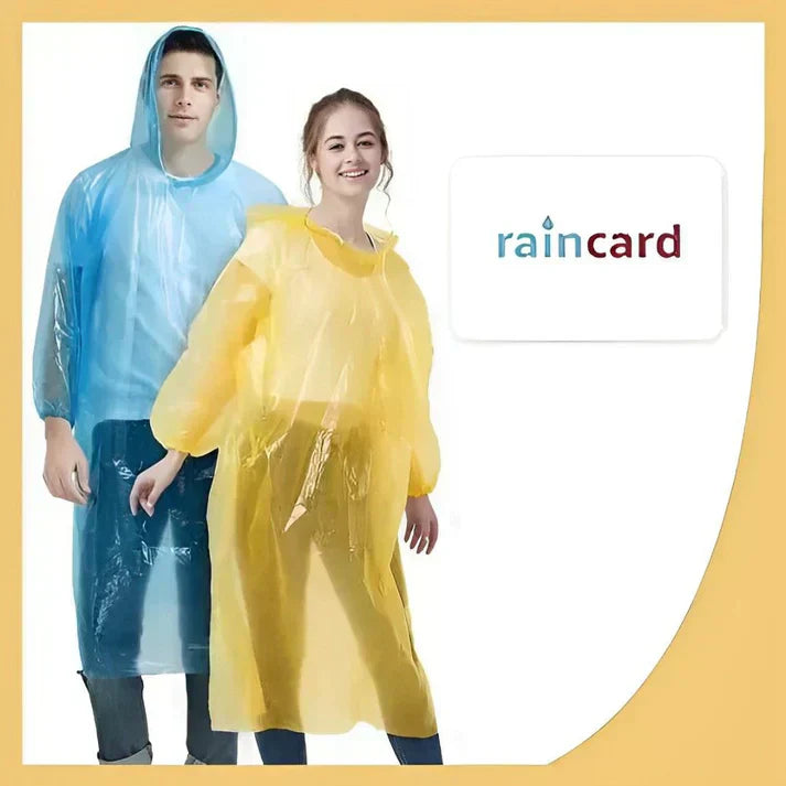 Unisex Disposable Rain Card
