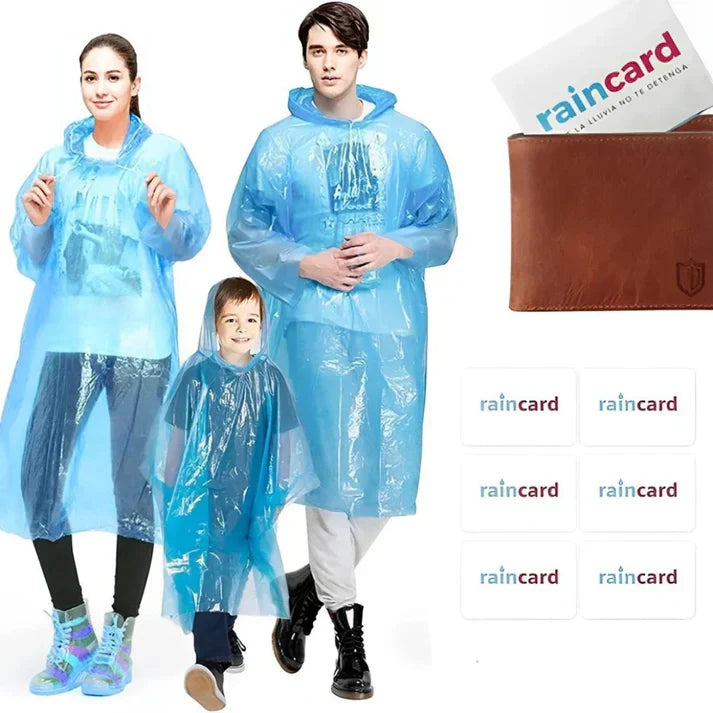 Unisex Disposable Rain Card