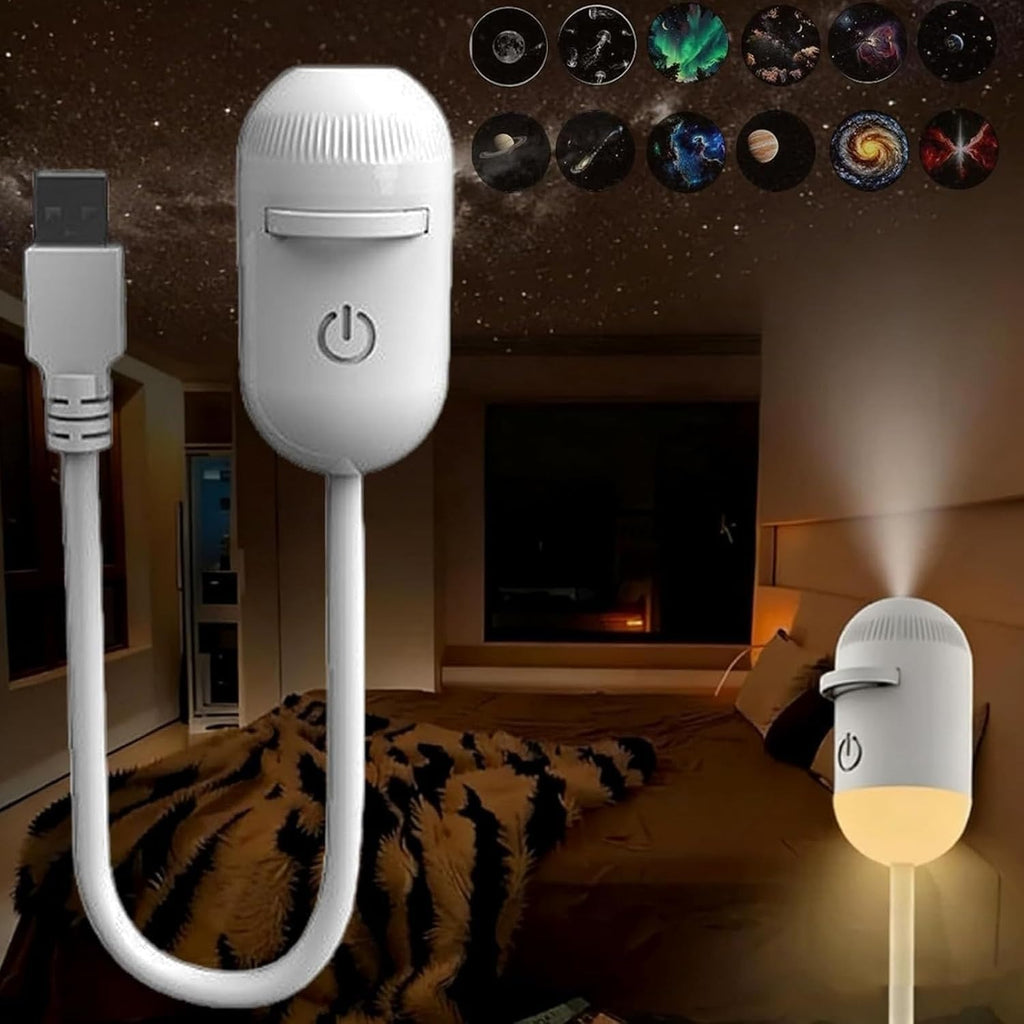 2-in-1 Galaxy Night Light Projector