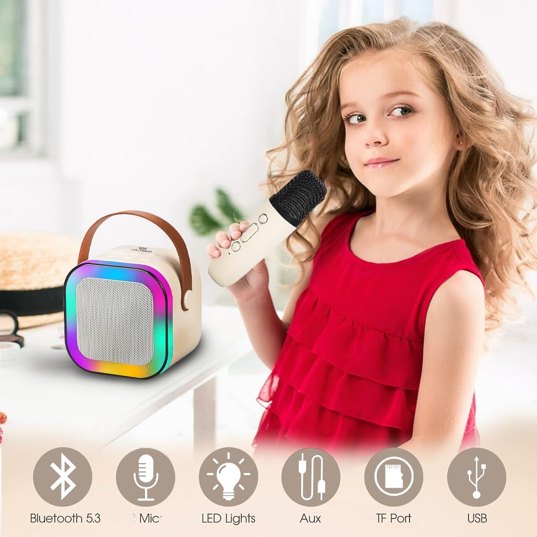 Wembley Karaoke Mic with Bluetooth Speaker
