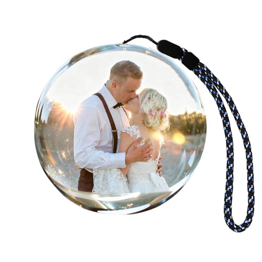 3D Crystal Ball Video Player Personalized Electronic Memory Display Lamp