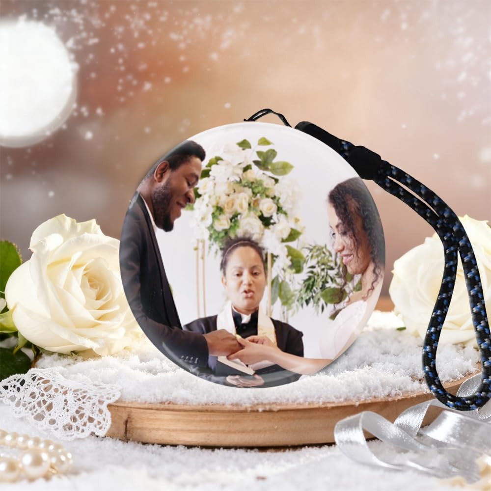 3D Crystal Ball Video Player Personalized Electronic Memory Display Lamp