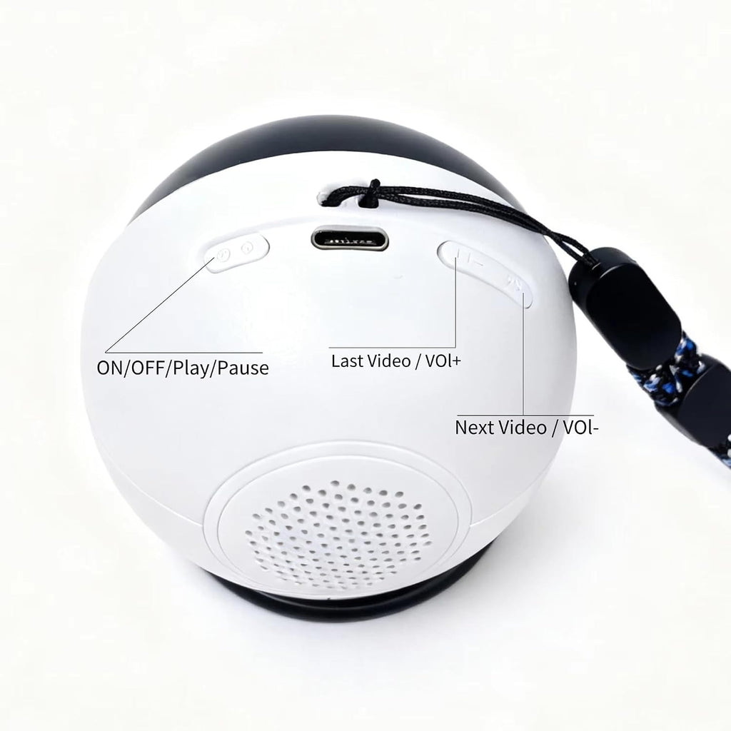 3D Crystal Ball Video Player Personalized Electronic Memory Display Lamp
