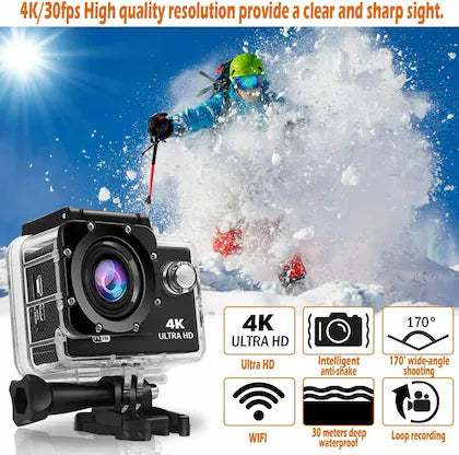 4K Sports Action Camera with Wifi