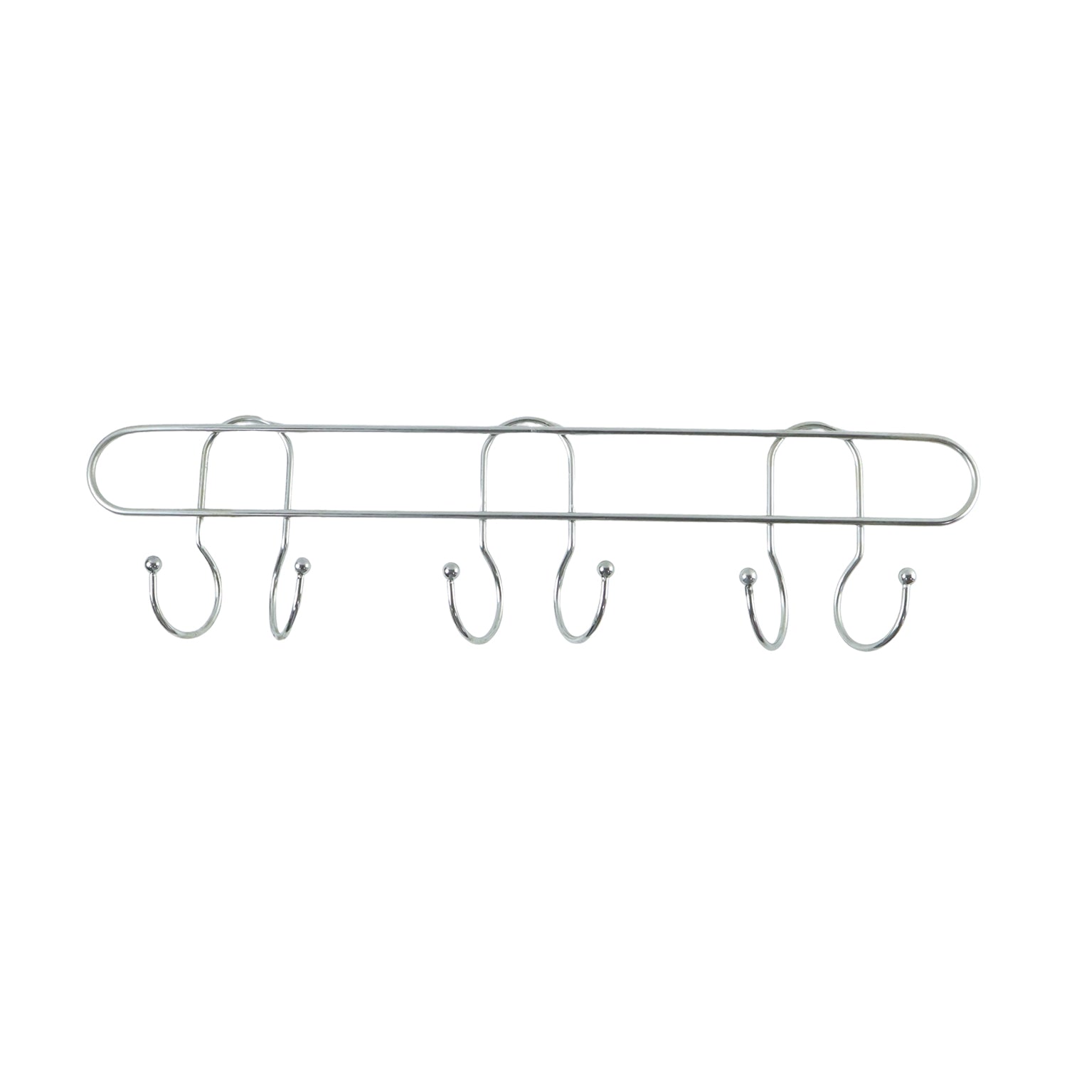 Premium Wall Mounted Metal Multi Hook Rack (1 Pc)